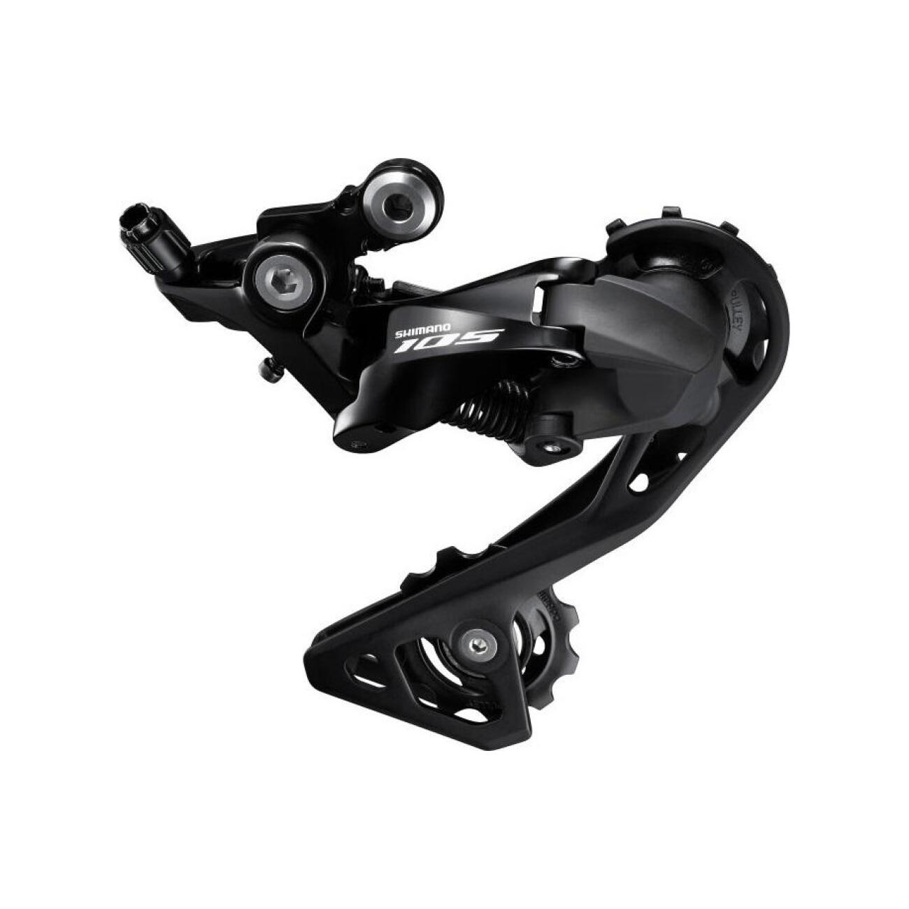 SHIMANO prehadzovačka - DERAILLEUR 105 R7000 LONG - šedá/čierna