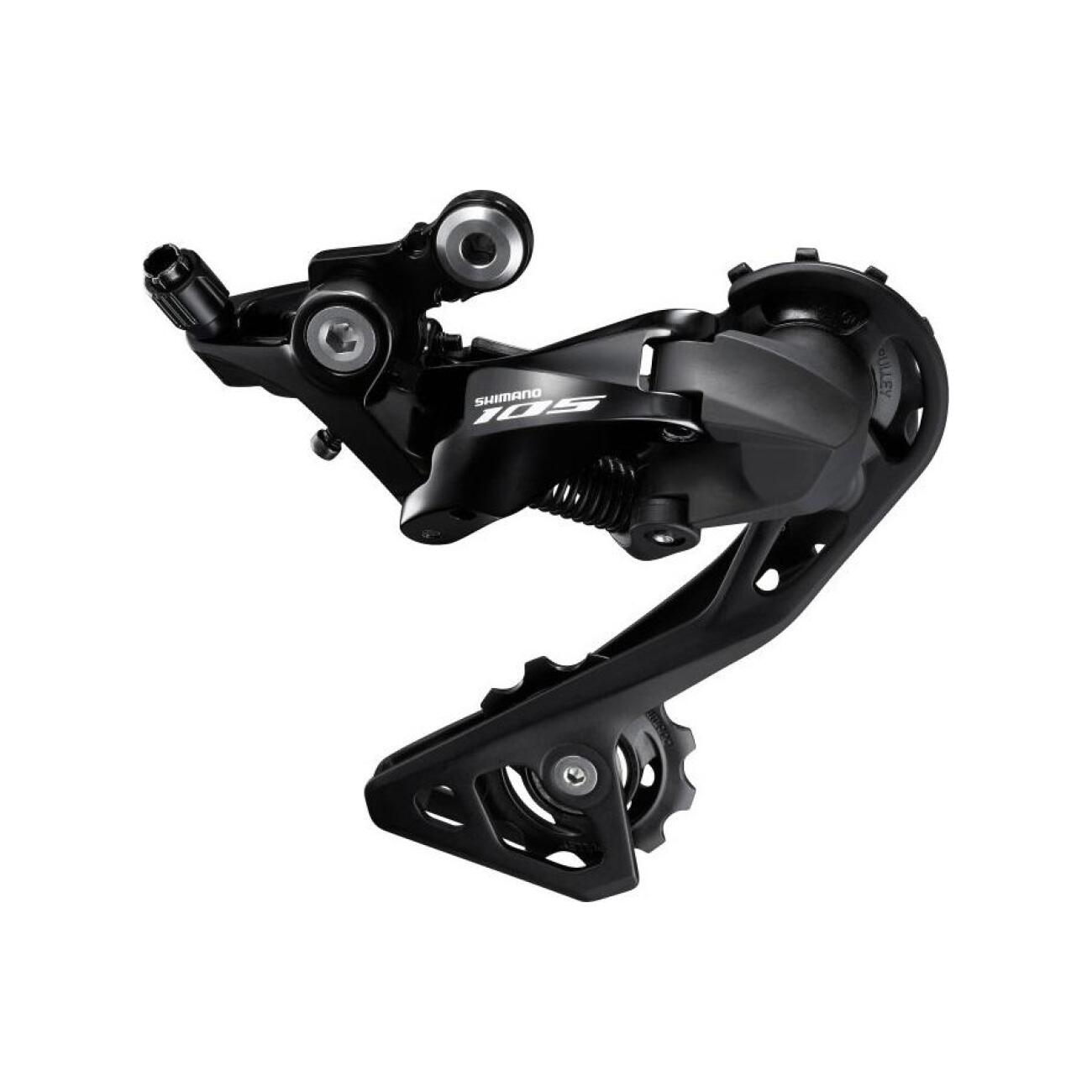 
                SHIMANO prehadzovačka - DERAILLEUR 105 R7000 LONG - šedá/čierna
            