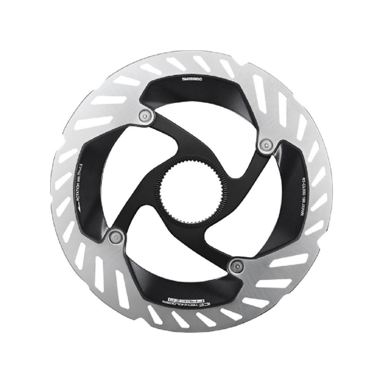 SHIMANO brzdový kotúč - RT-CL900 180 mm - strieborná