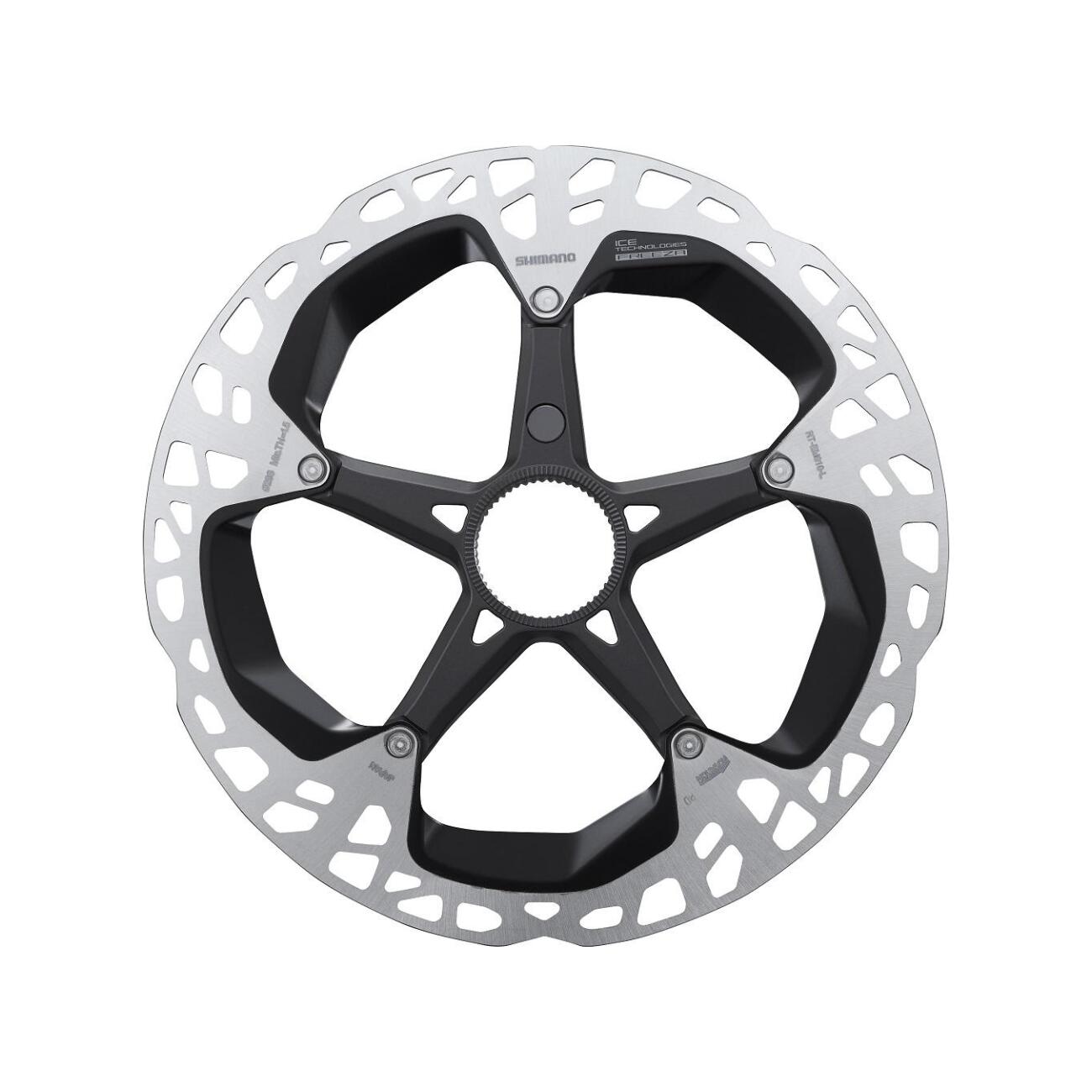 E-shop SHIMANO brzdový kotúč - DISC RT-EM910 203mm - strieborná/čierna