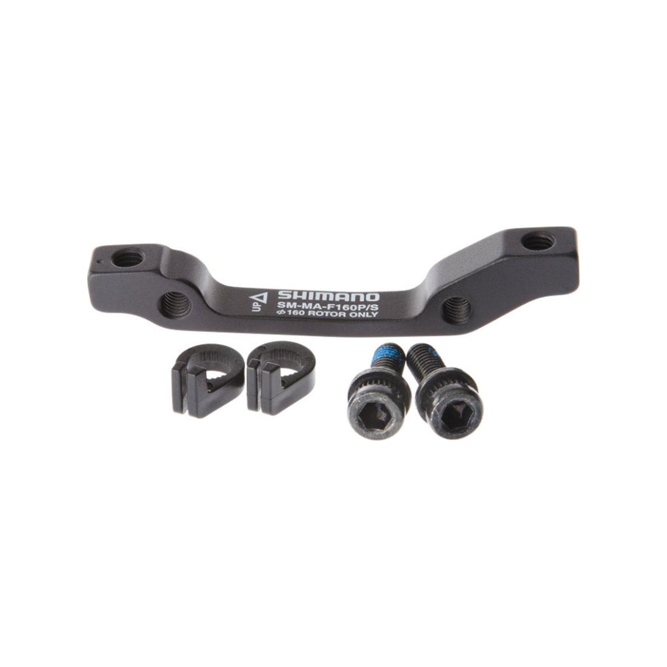 SHIMANO adaptér na kotúč - MAF160 ADAPTER 160mm - čierna