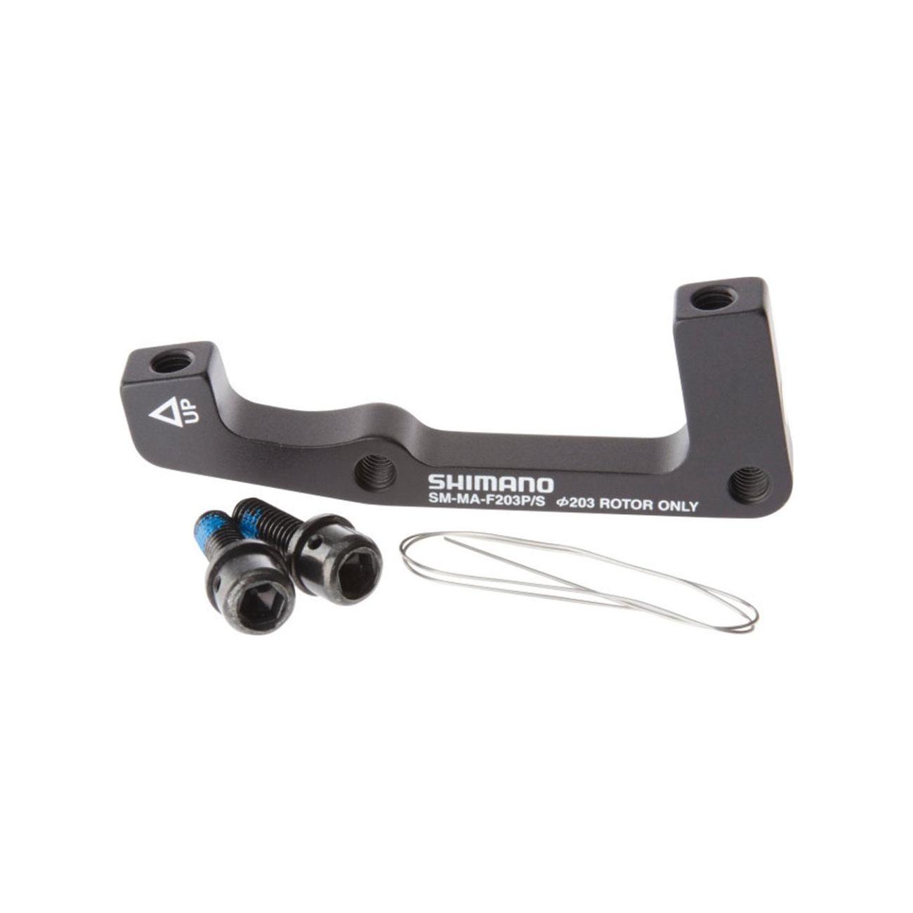 SHIMANO adaptér na kotúč - MAF203 ADAPTER 203mm - čierna