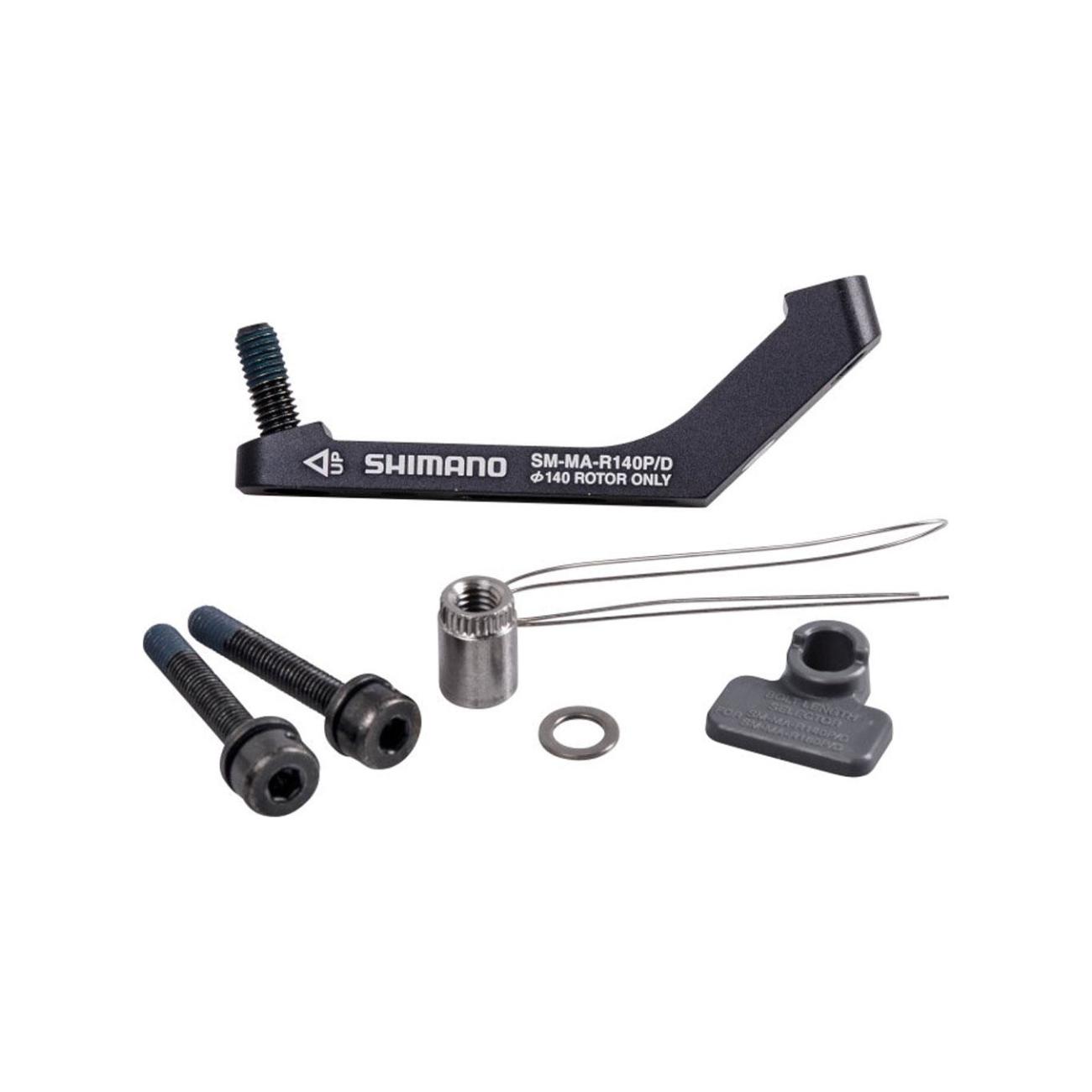 SHIMANO adaptér na kotúč - MAR140 ADAPTER 140mm - čierna