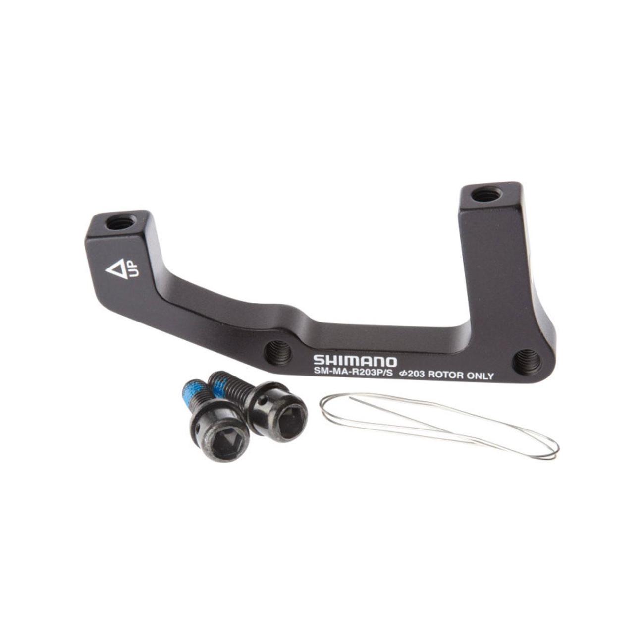 SHIMANO adaptér na kotúč - MAR203 ADAPTER 203mm - čierna