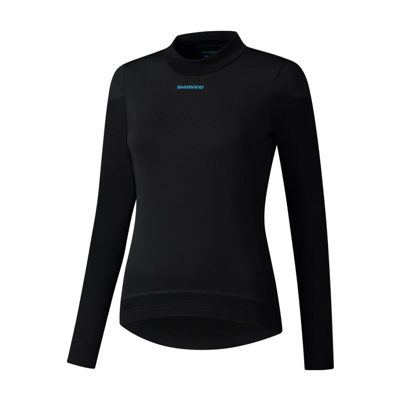 SHIMANO Cyklistické tričko s dlhým rukávom - BEAUFORT LONG - čierna