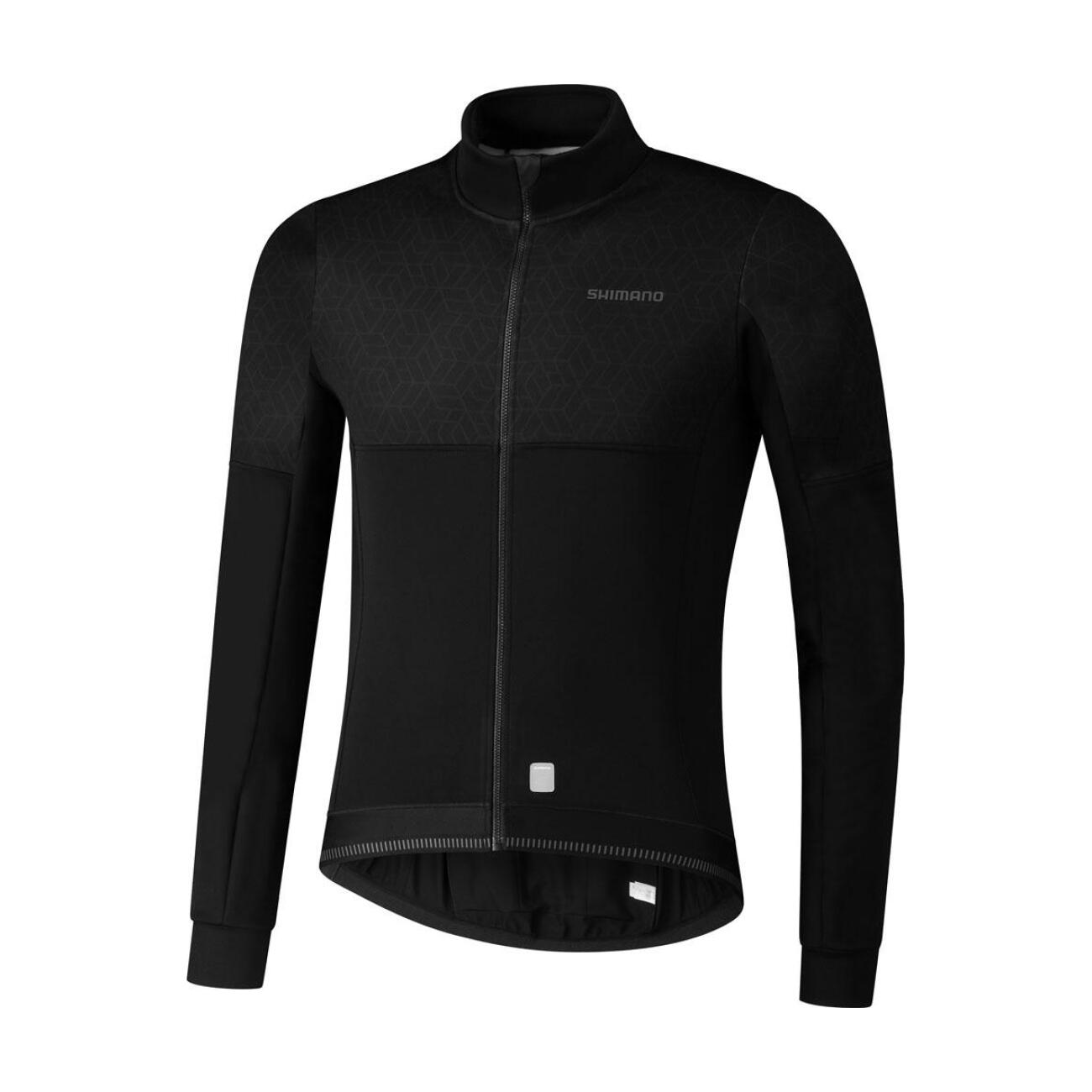 SHIMANO Cyklistická zateplená bunda - BEAUFORT - čierna M