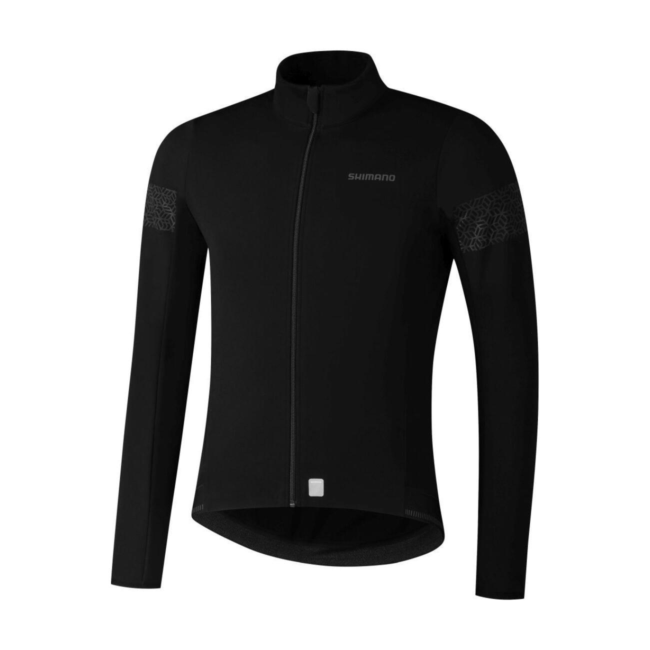 SHIMANO Cyklistická zateplená bunda - BEAUFORT LIGHT - čierna M