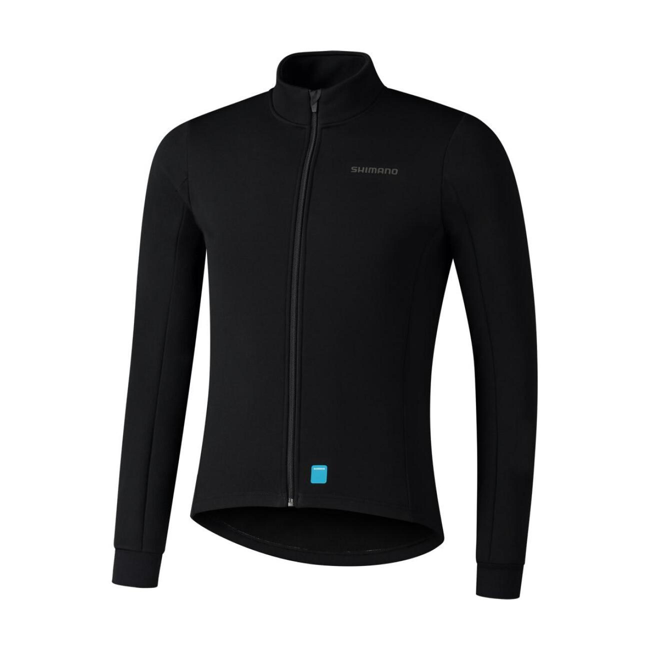 SHIMANO Cyklistická zateplená bunda - ELEMENT - čierna XL