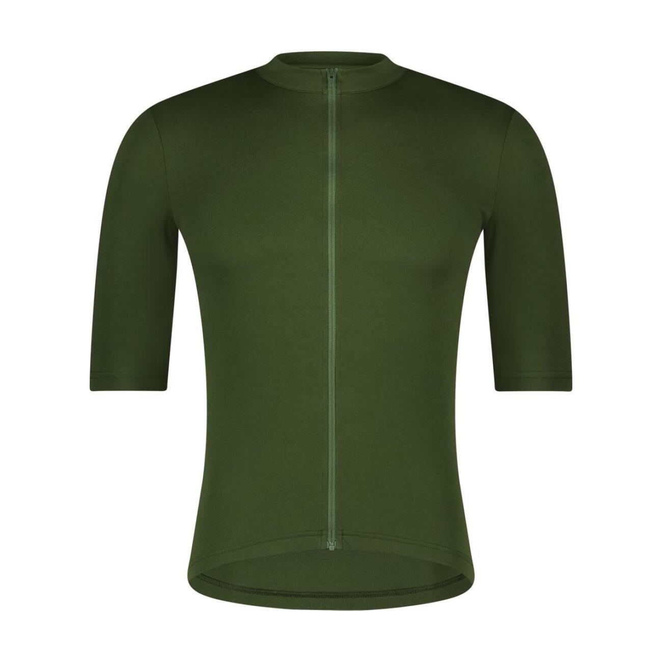 SHIMANO Cyklistický dres s krátkym rukávom - ELEMENTO - zelená