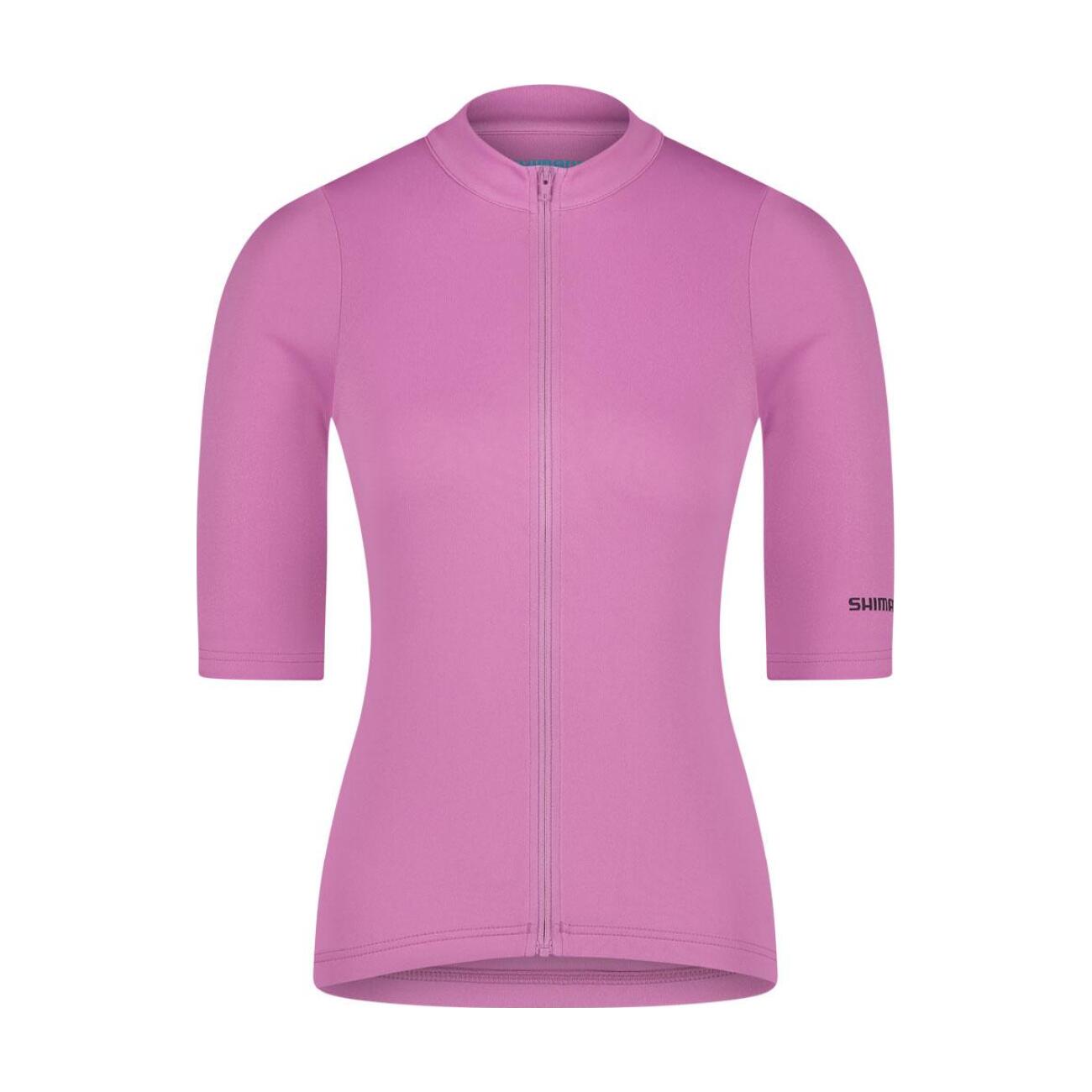 SHIMANO Cyklistický dres s krátkym rukávom - ELEMENTO - fialová