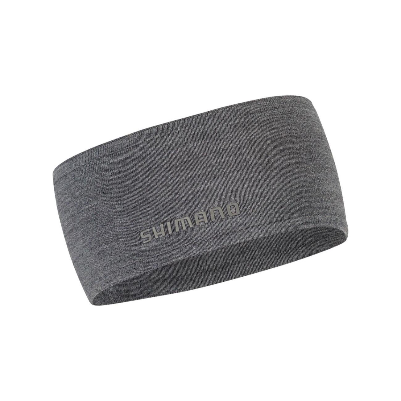 SHIMANO Cyklistická čelenka - URU - šedá