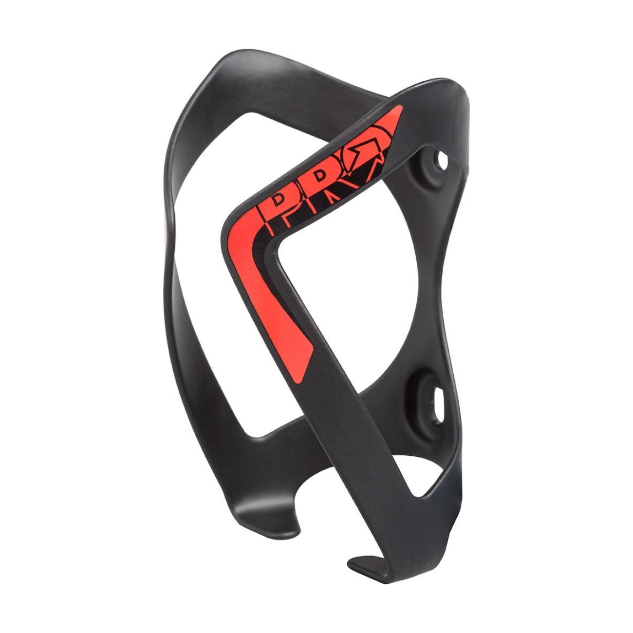 PRO Cyklistický košík na fľašu - AL BOTTLE CAGE - čierna/červená