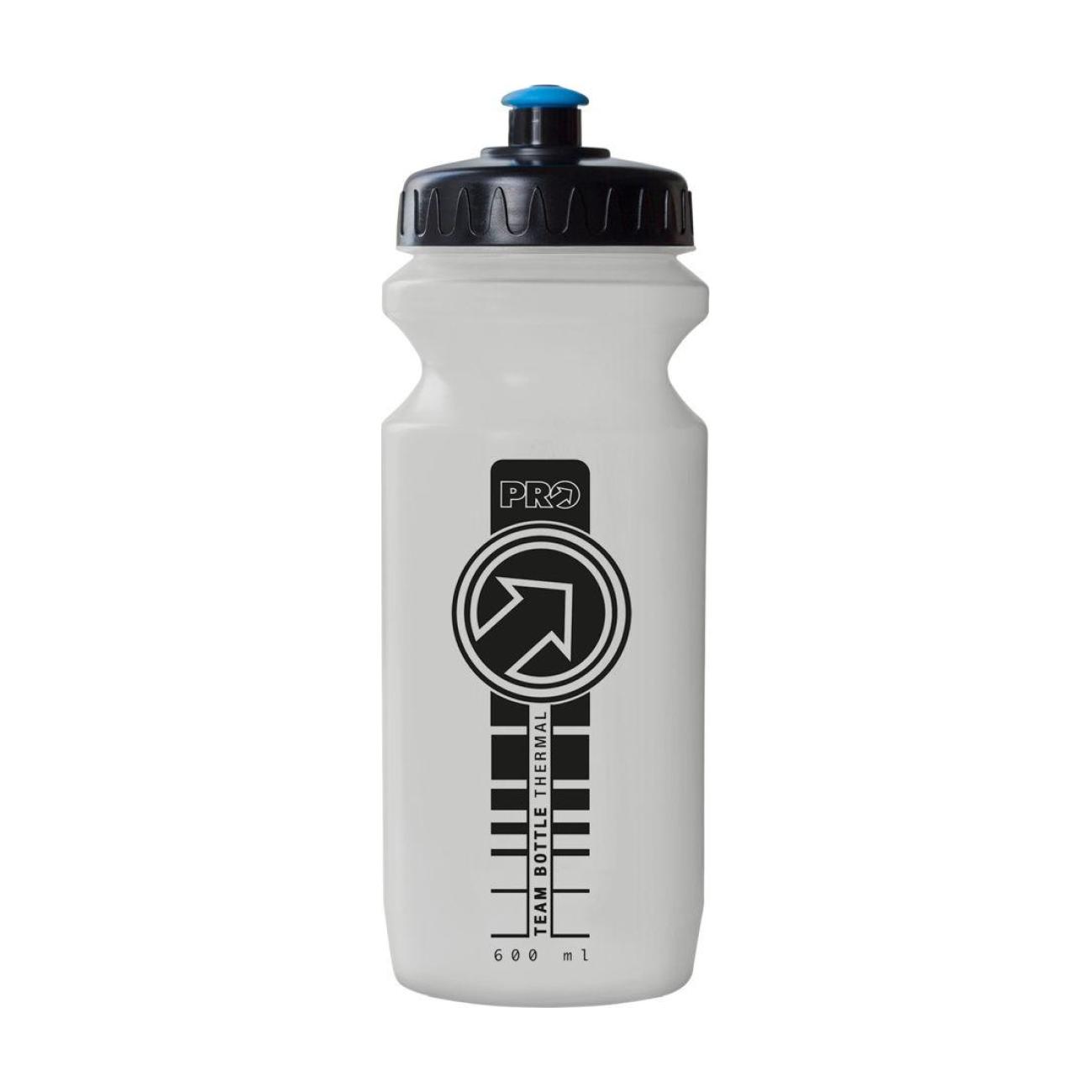 
                PRO Cyklistická fľaša na vodu - PRO TEAM THERMAL 600ml - biela
            