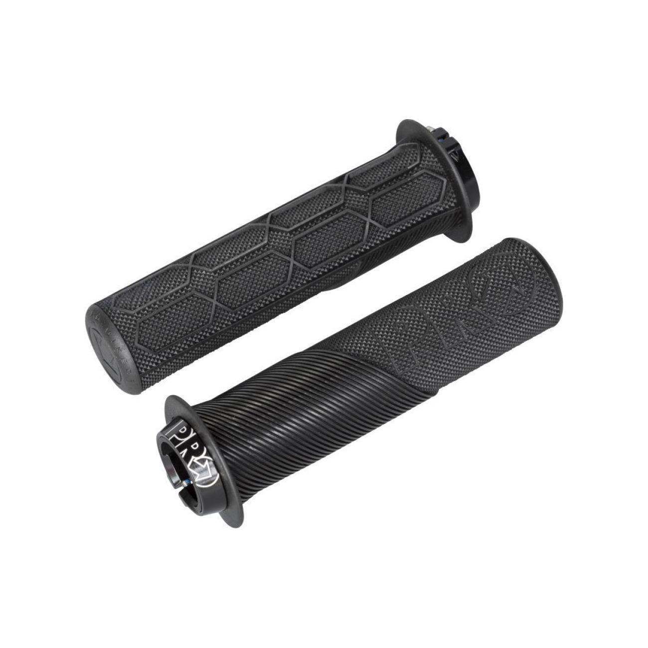 PRO gripy - TRAIL LOCK ON 132x32mm - čierna