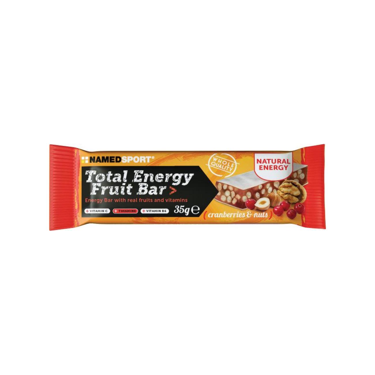 E-shop NAMEDSPORT tyčinka - TOTAL ENERGY BAR CRANBERRY-WALNUT 35g