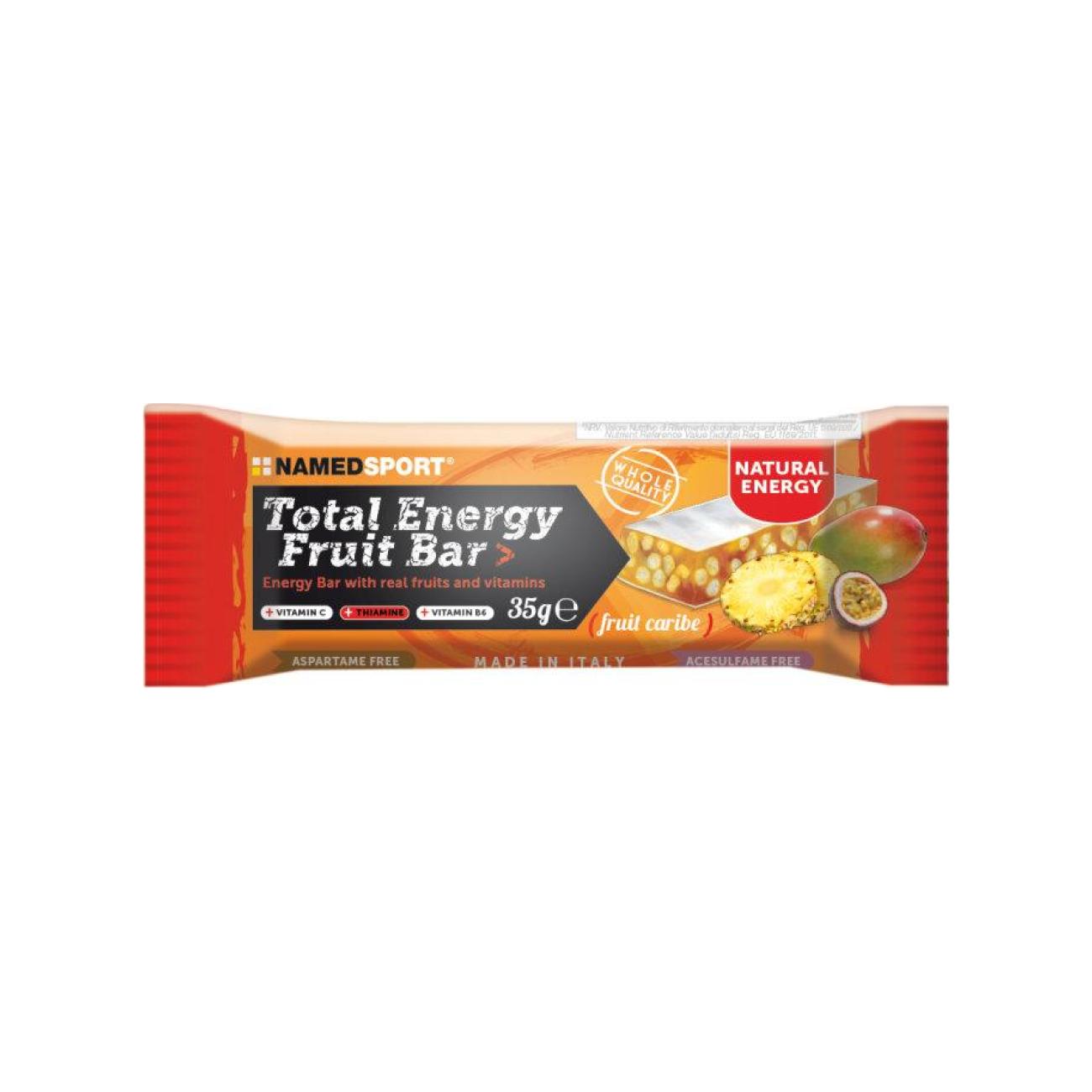 E-shop NAMEDSPORT tyčinka - TOTAL ENERGY BAR CARIBBEAN 35g