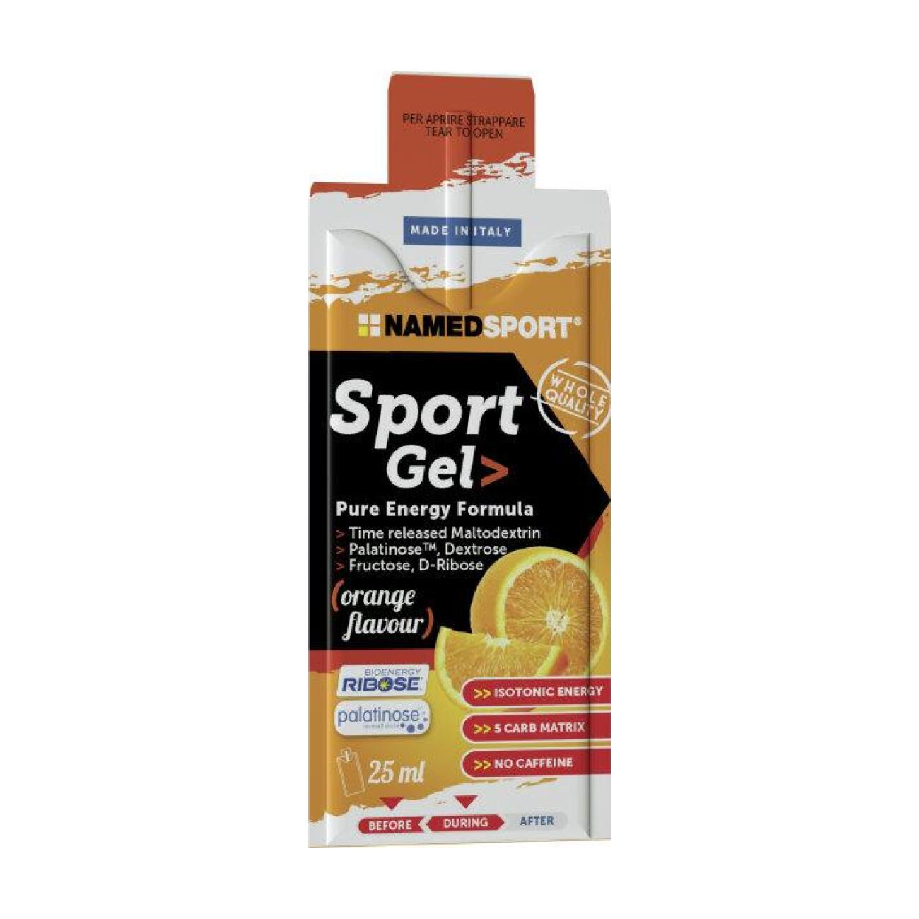 E-shop NAMEDSPORT gél - SPORT GEL ORANGE 25ml