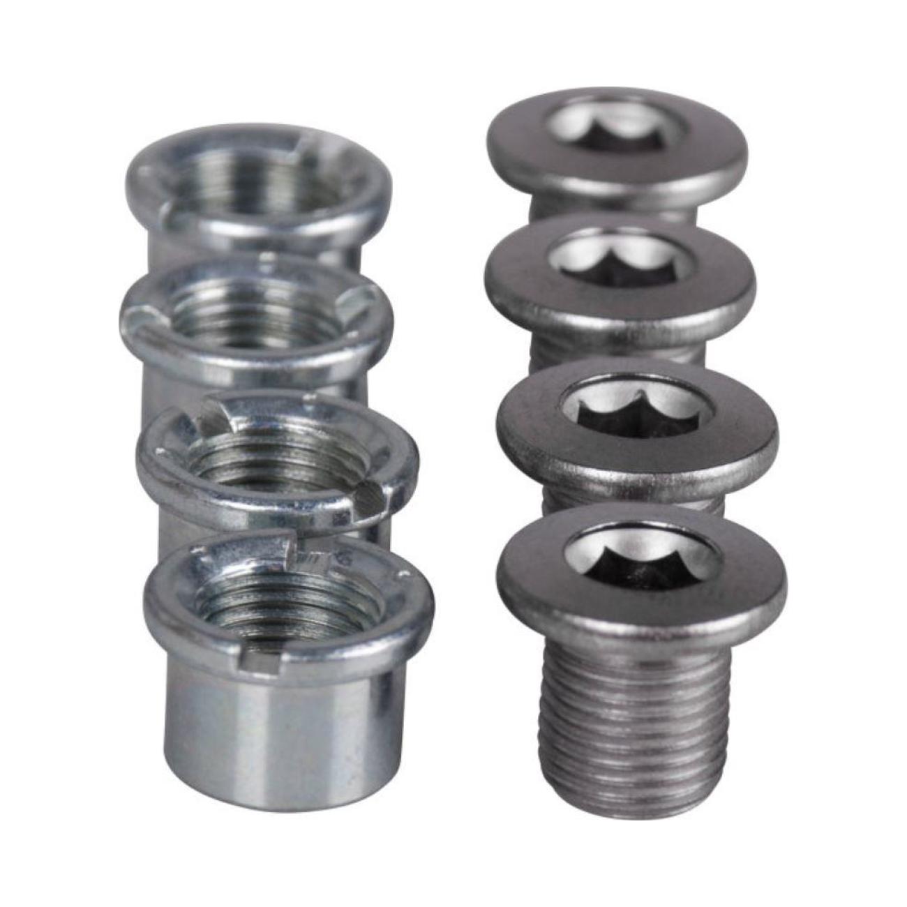 SHIMANO sada skrutiek k prevodníkom - SCREWS FCM540 - strieborná