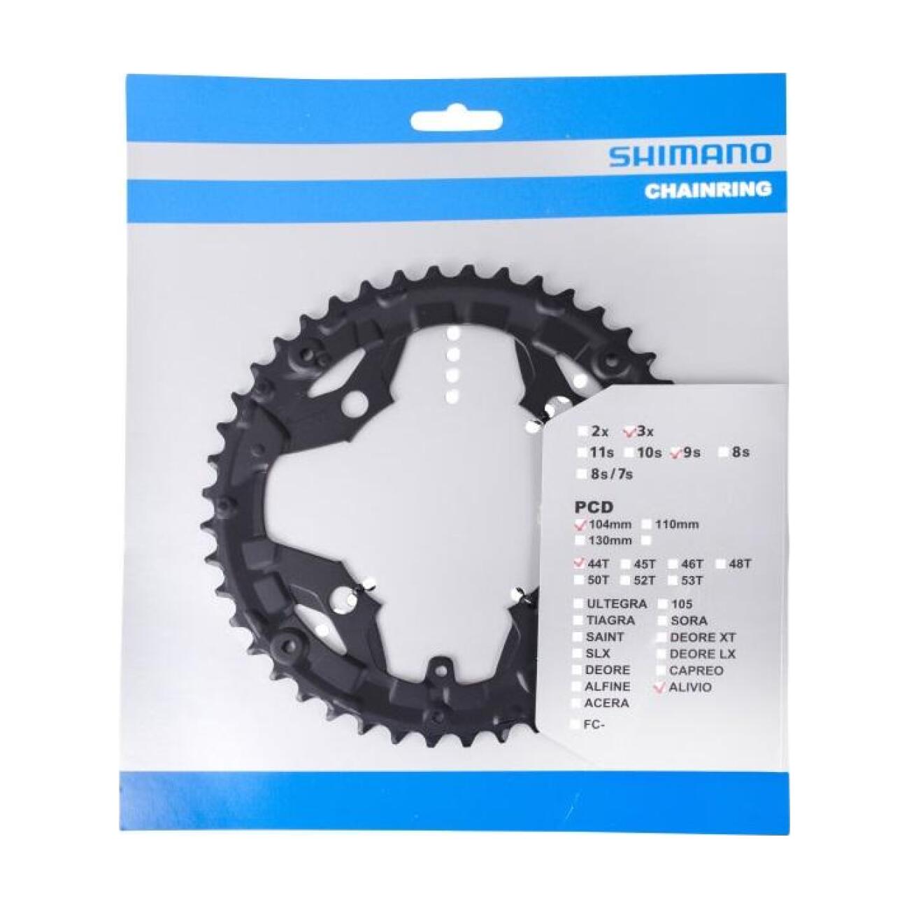 E-shop SHIMANO prevodník - ALIVIO T4010 44 - čierna