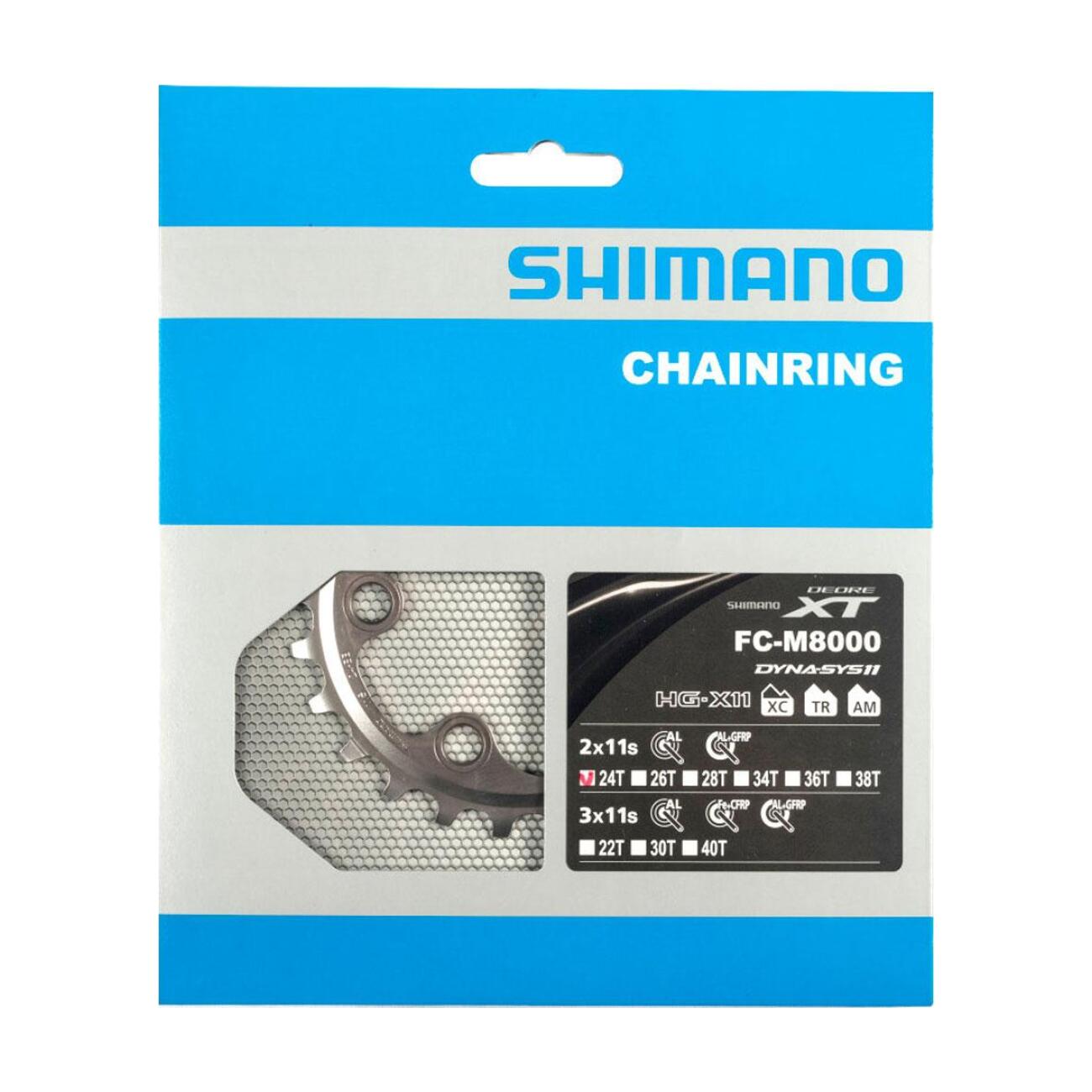 
                SHIMANO prevodník - DEORE XT M8000 24 - čierna
            