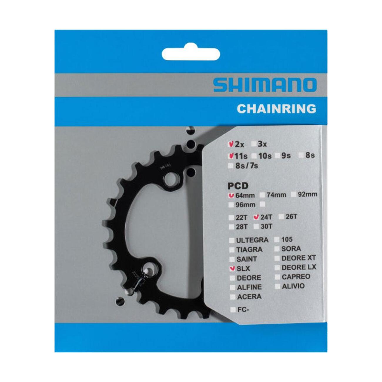 
                SHIMANO prevodník - SLX M7000 24 - čierna
            