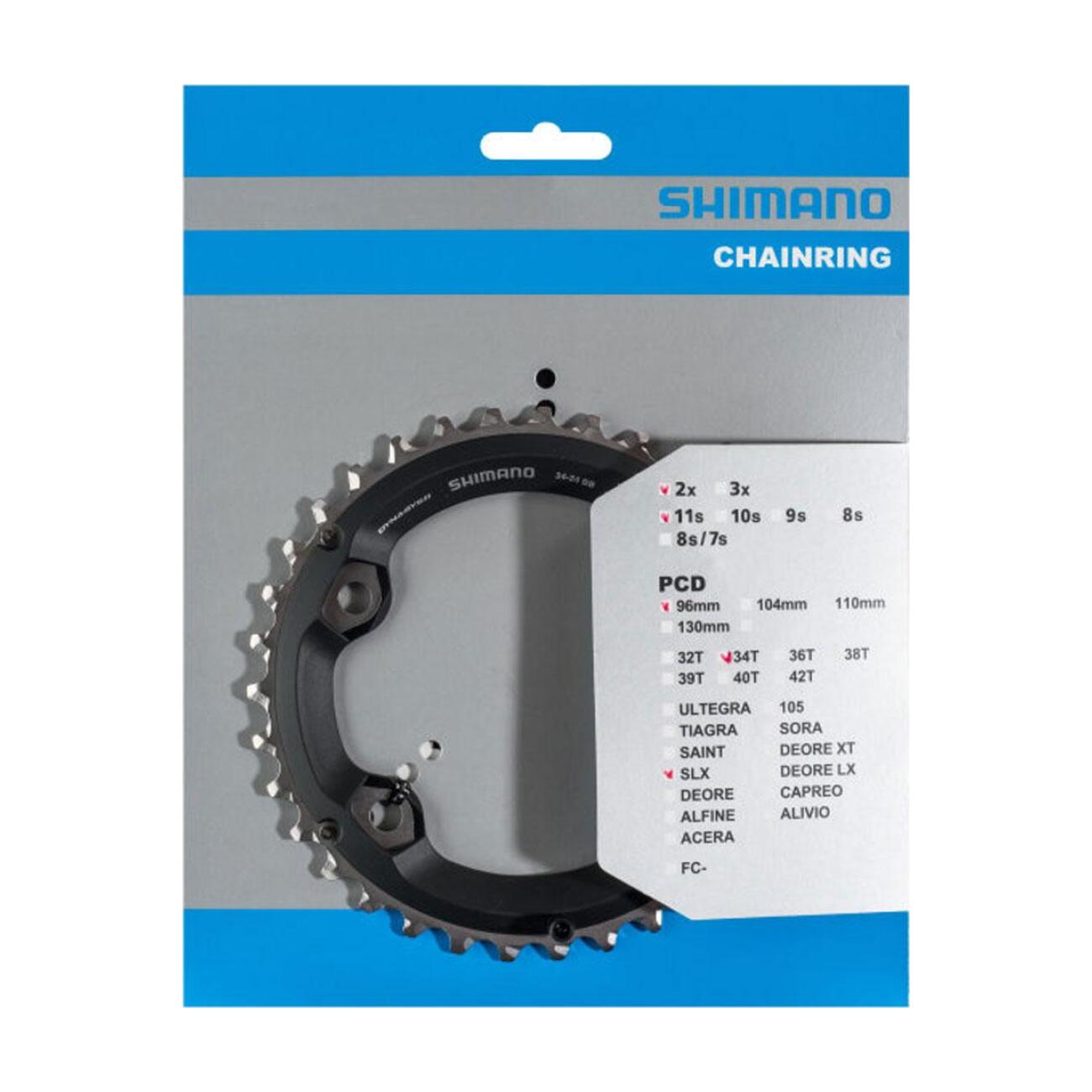 SHIMANO prevodník - SLX M7000 34 - čierna