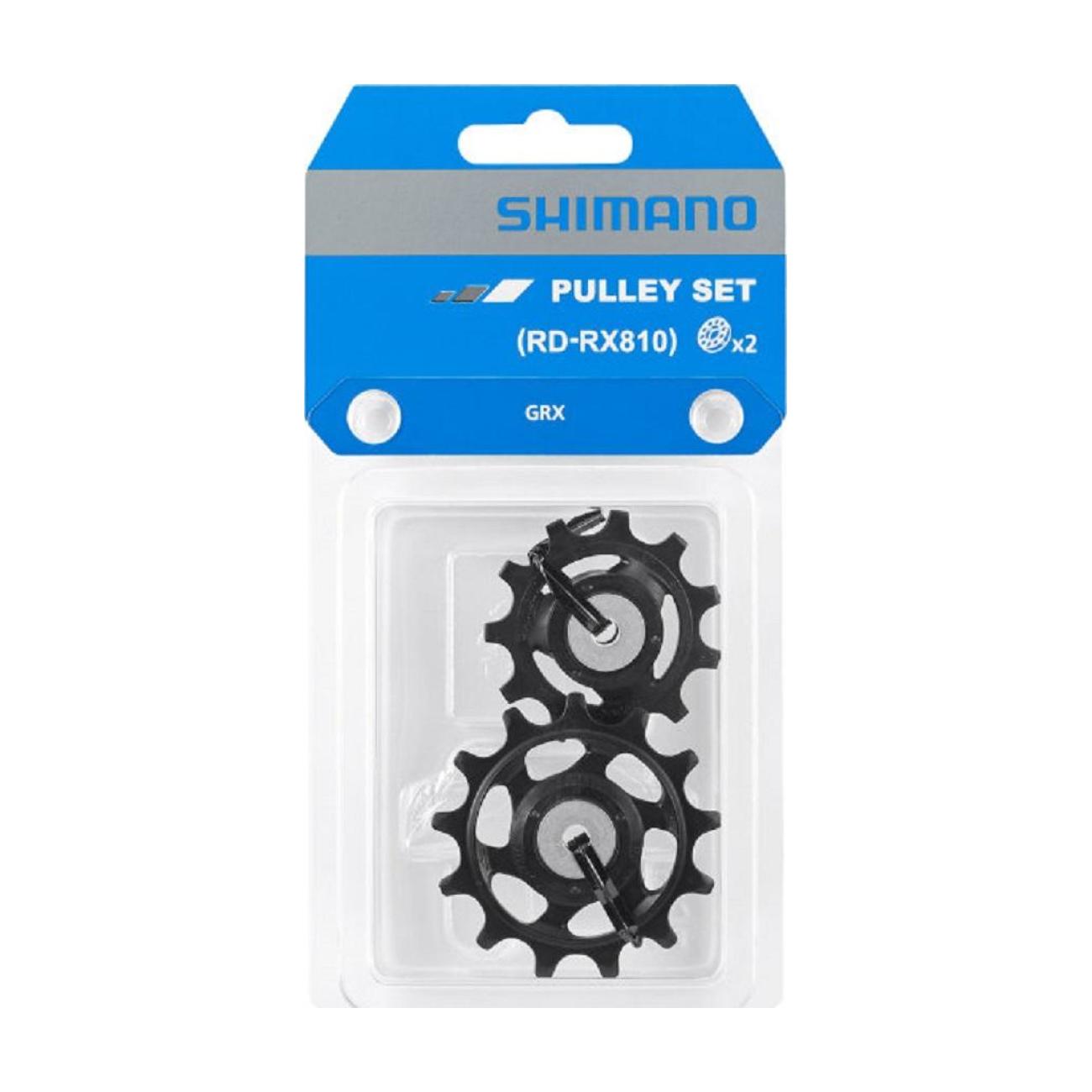 E-shop SHIMANO kladky pre prehadzovačku - PULLEYS RDRX810 - čierna