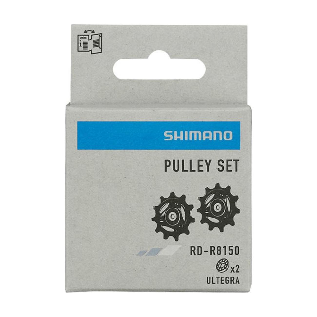 SHIMANO kladky pre prehadzovačku - PULLEYS RDR8150 - čierna