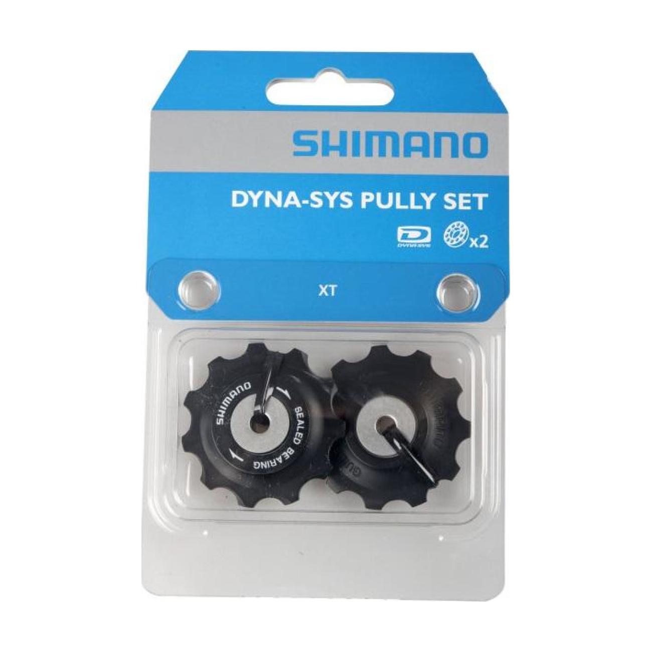 
                SHIMANO kladky pre prehadzovačku - PULLEYS RD-M773/M786 - čierna
            