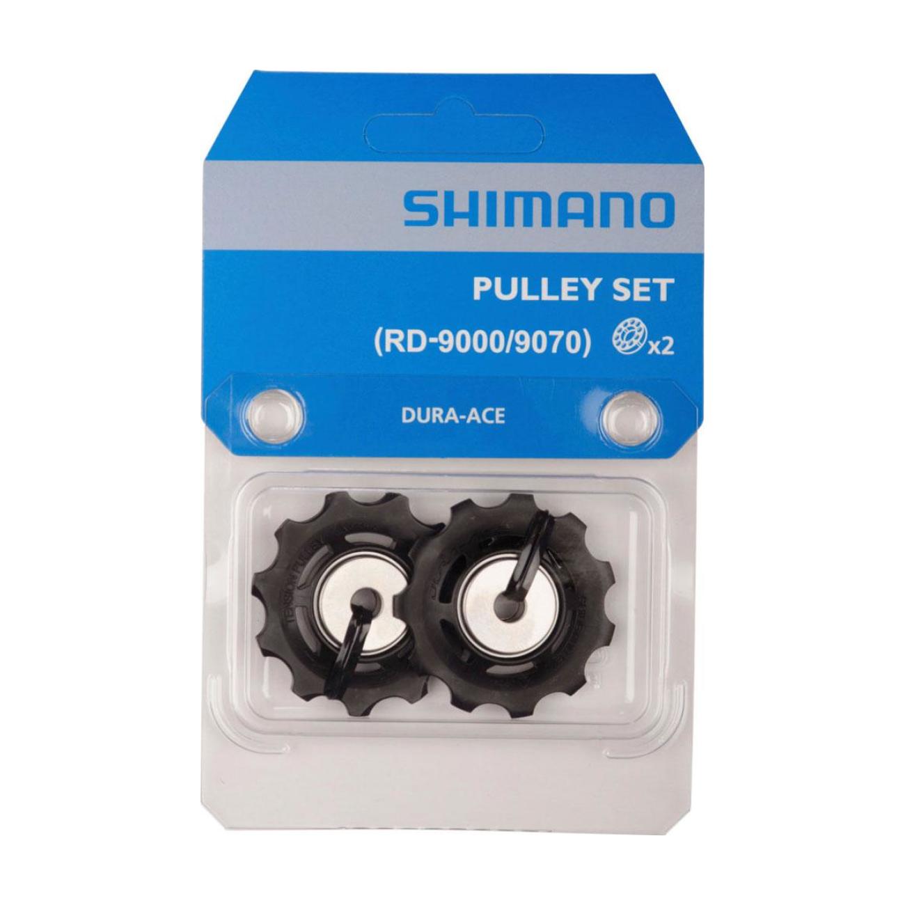 E-shop SHIMANO kladky pre prehadzovačku - PULLEYS RD-9000/9070 - čierna