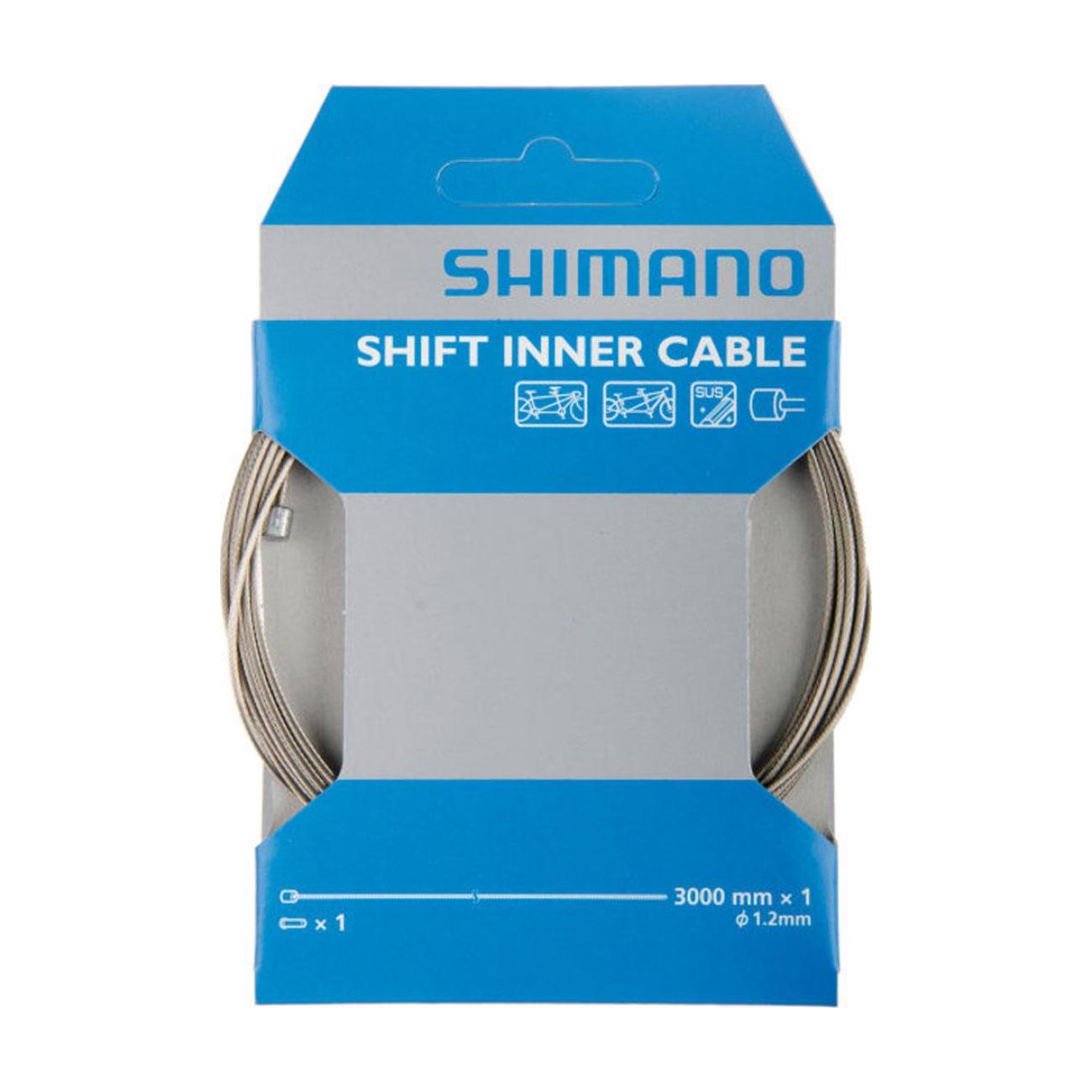 
                SHIMANO radiace lanko - CABLE MTB/ROAD 1,2x3000mm - strieborná
            