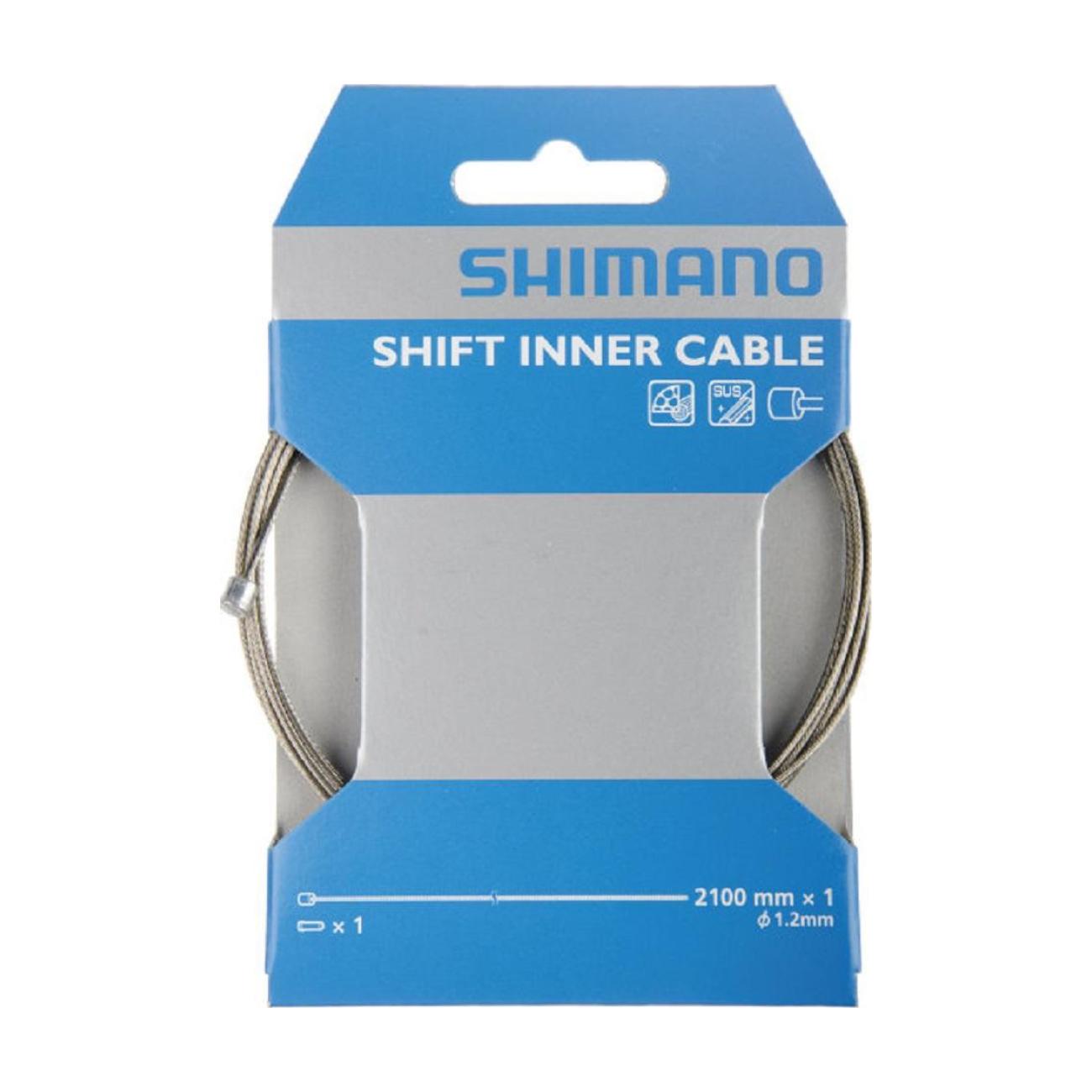 
                SHIMANO radiace lanko - CABLE MTB/ROAD 1,2x2100mm - strieborná
            