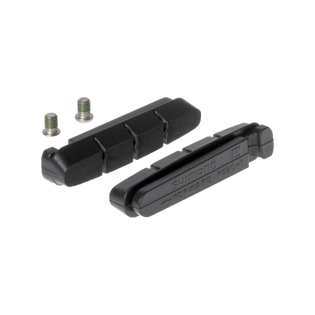 SHIMANO brzdové gumičky - RUBBERS R55C1 - čierna