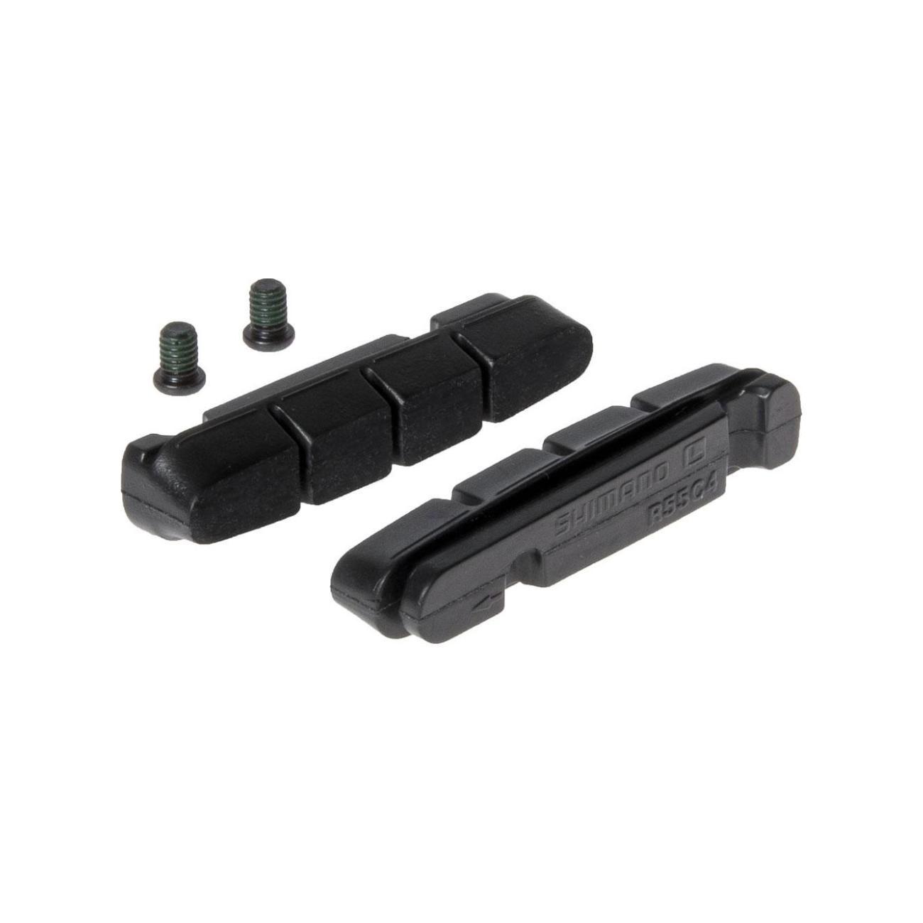SHIMANO brzdové gumičky - RUBBERS R55C4 - čierna