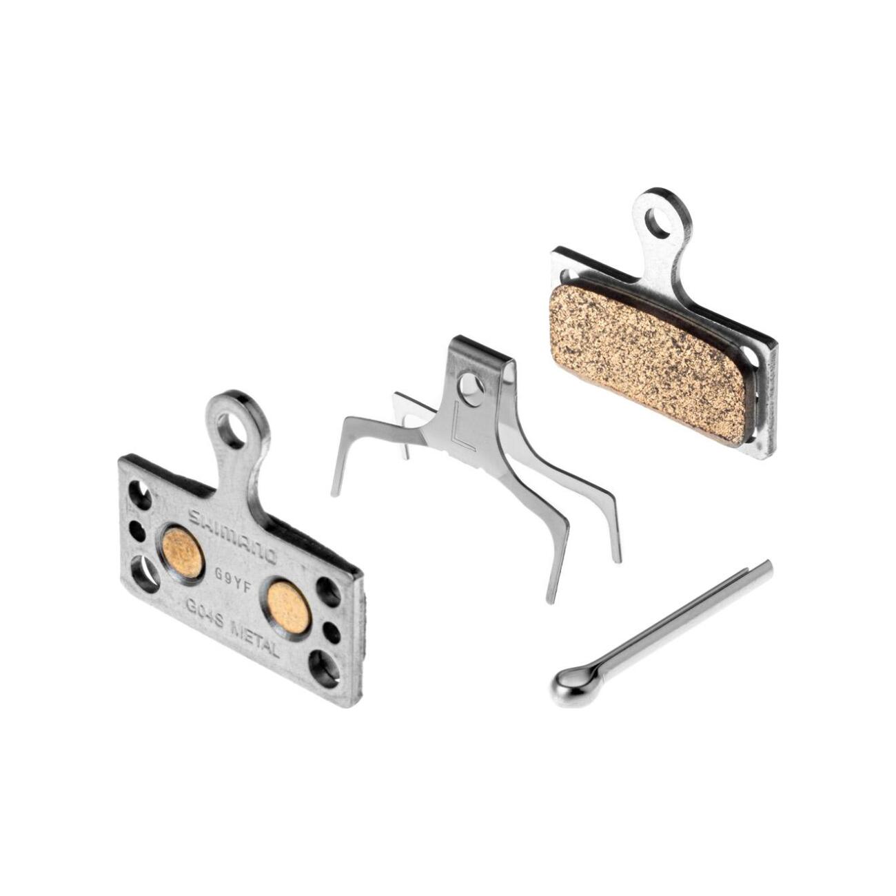 E-shop SHIMANO brzdové platničky - BRAKE PADS G04S - strieborná