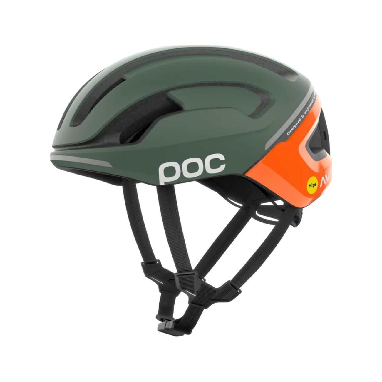 POC Cyklistická prilba - OMNE BEACON MIPS - zelená/oranžová