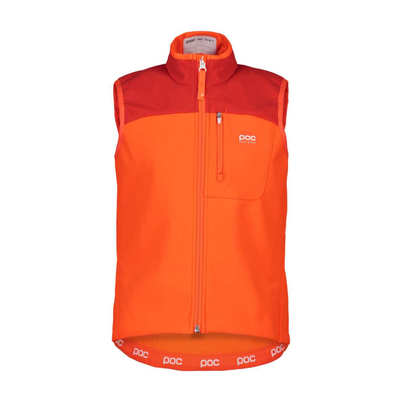POC Cyklistická vesta - RACE JR - oranžová 140 cm