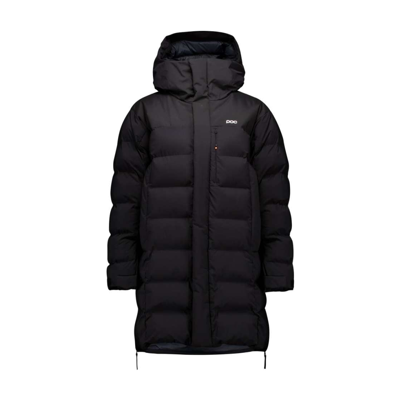 POC Cyklistická zateplená bunda - RACE LOFT PARKA W - čierna XS