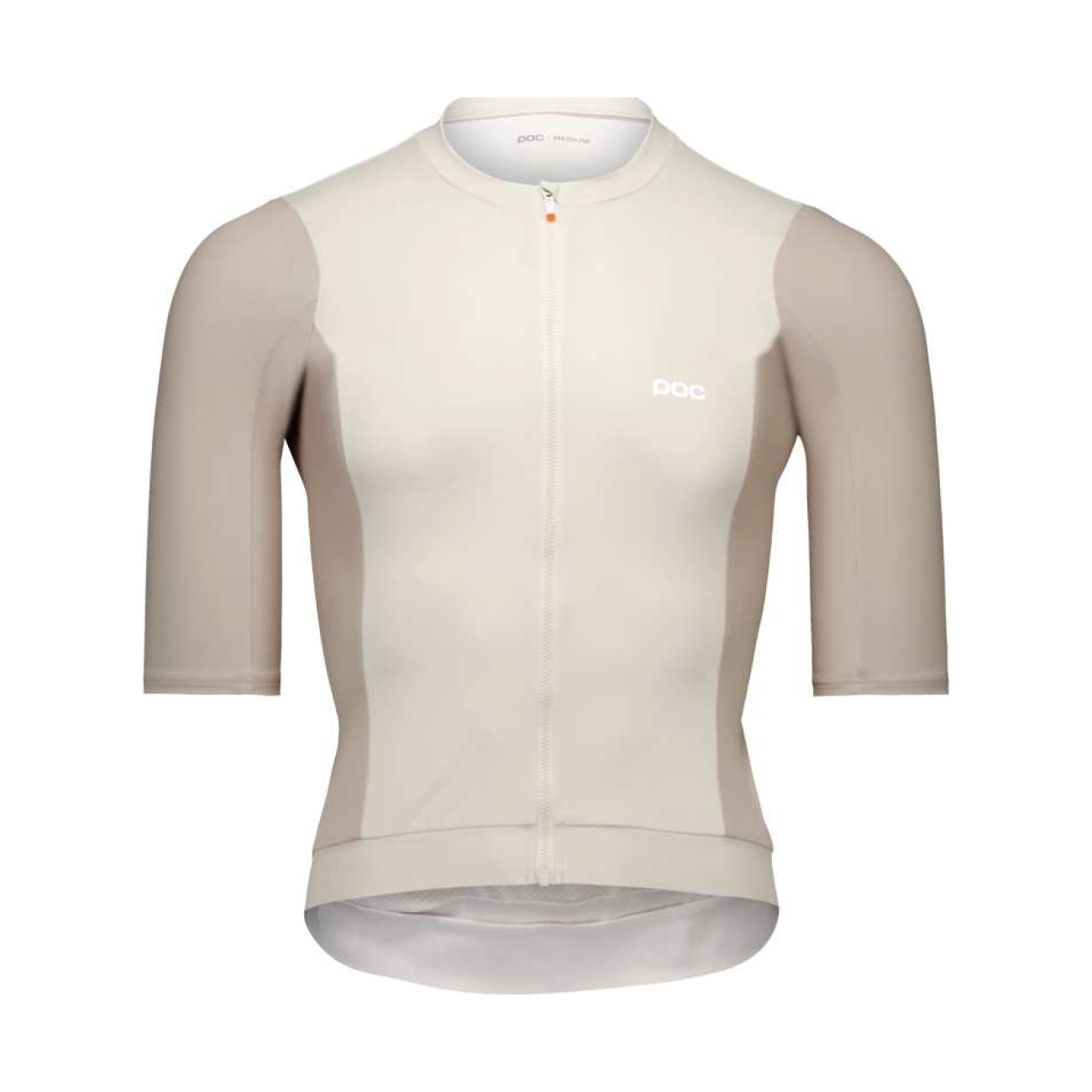 POC Cyklistický dres s krátkym rukávom - CADENCE - biela/šedá