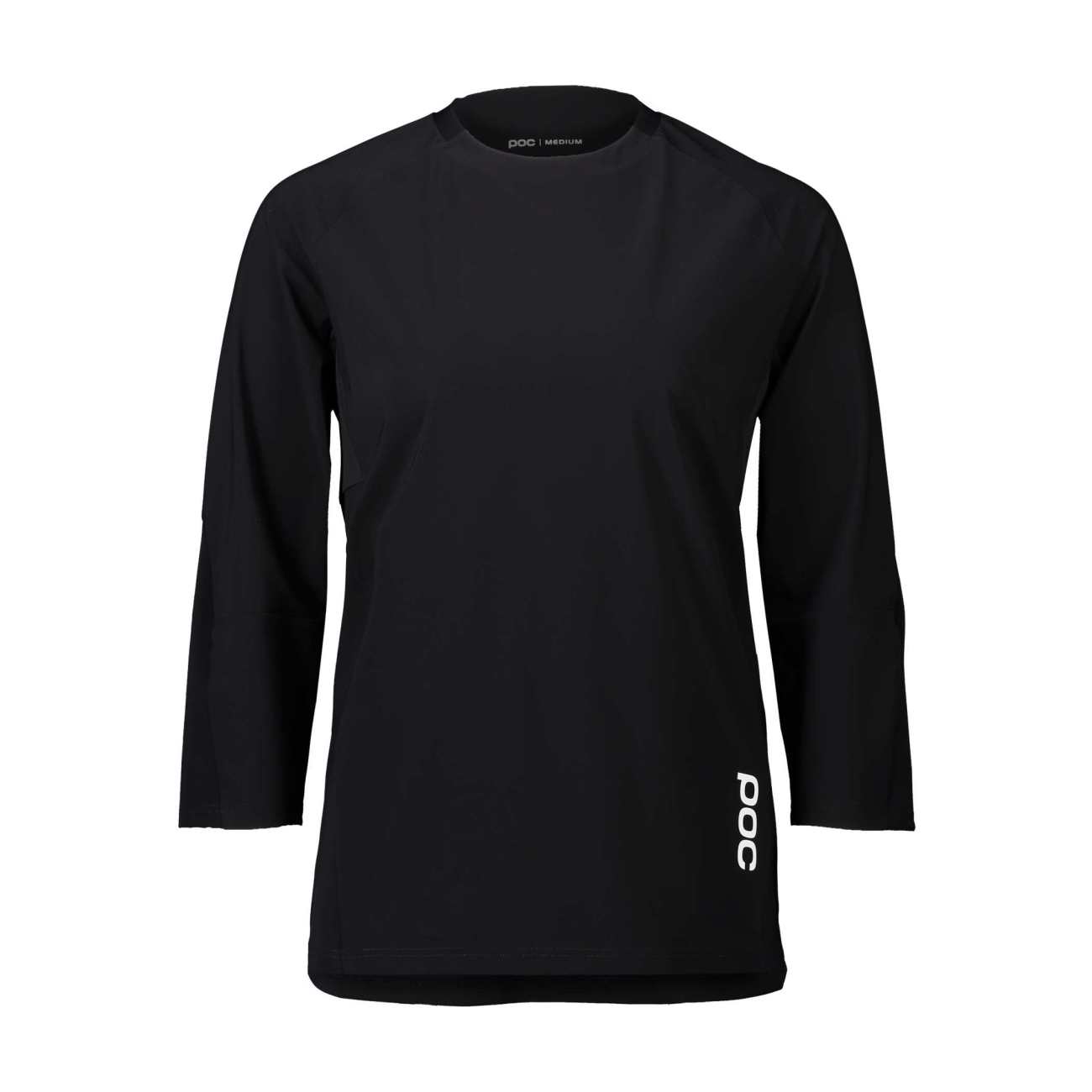 POC Cyklistický dres s krátkym rukávom - RESISTANCE 3/8 - čierna