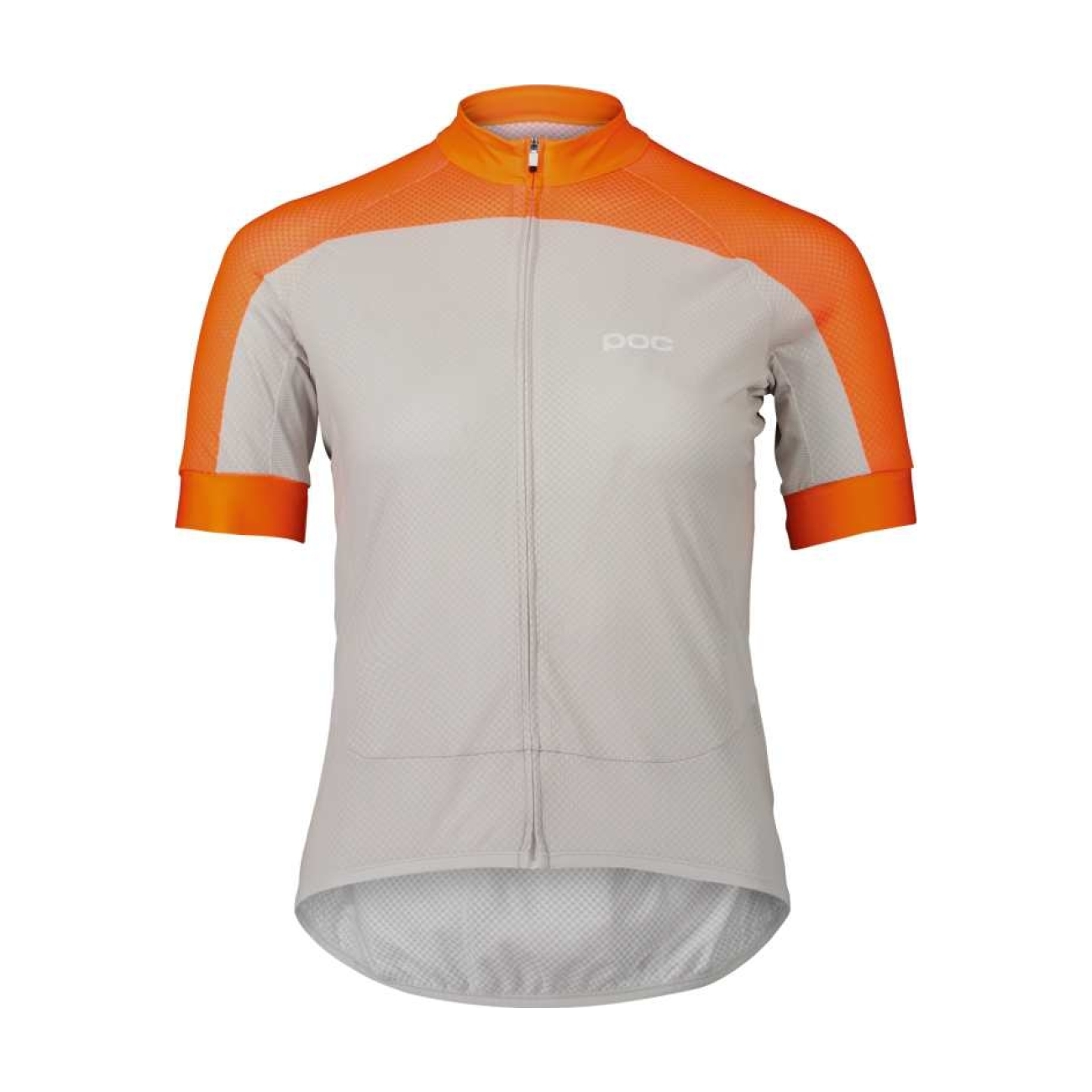 POC Cyklistický dres s krátkym rukávom - W%27S ESSENTIAL ROAD - šedá/oranžová