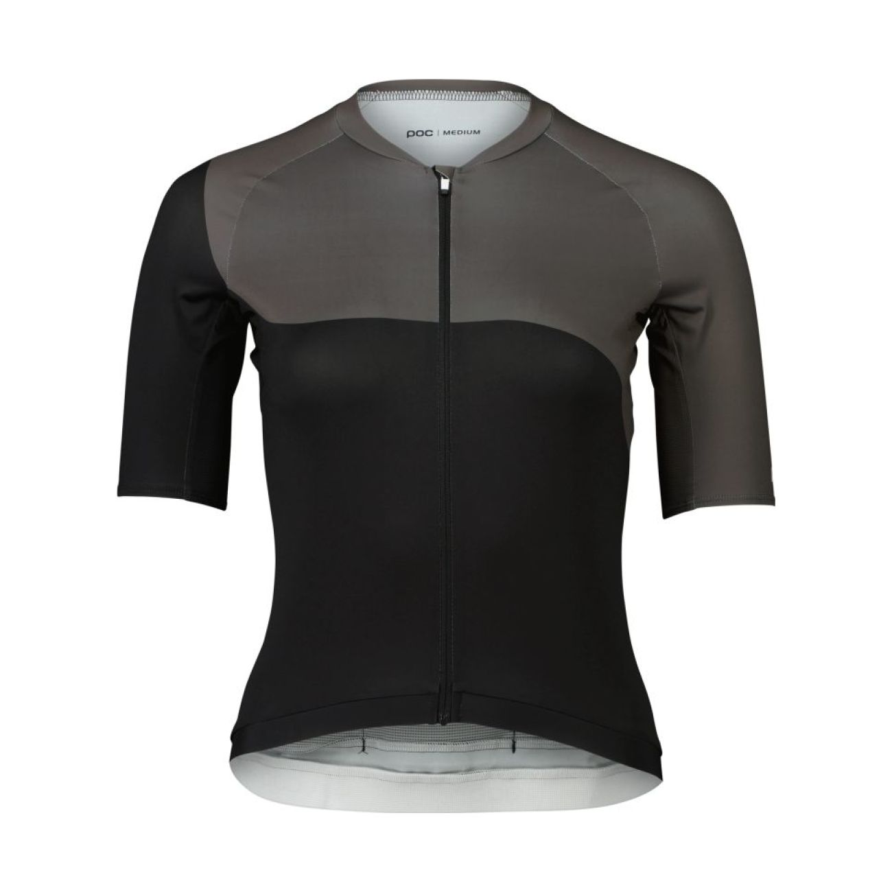 POC Cyklistický dres s krátkym rukávom - ESSENTIAL ROAD - čierna/šedá