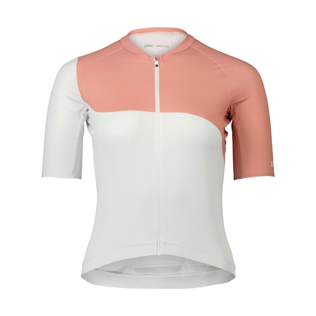 POC Cyklistický dres s krátkym rukávom - ESSENTIAL ROAD - biela/červená