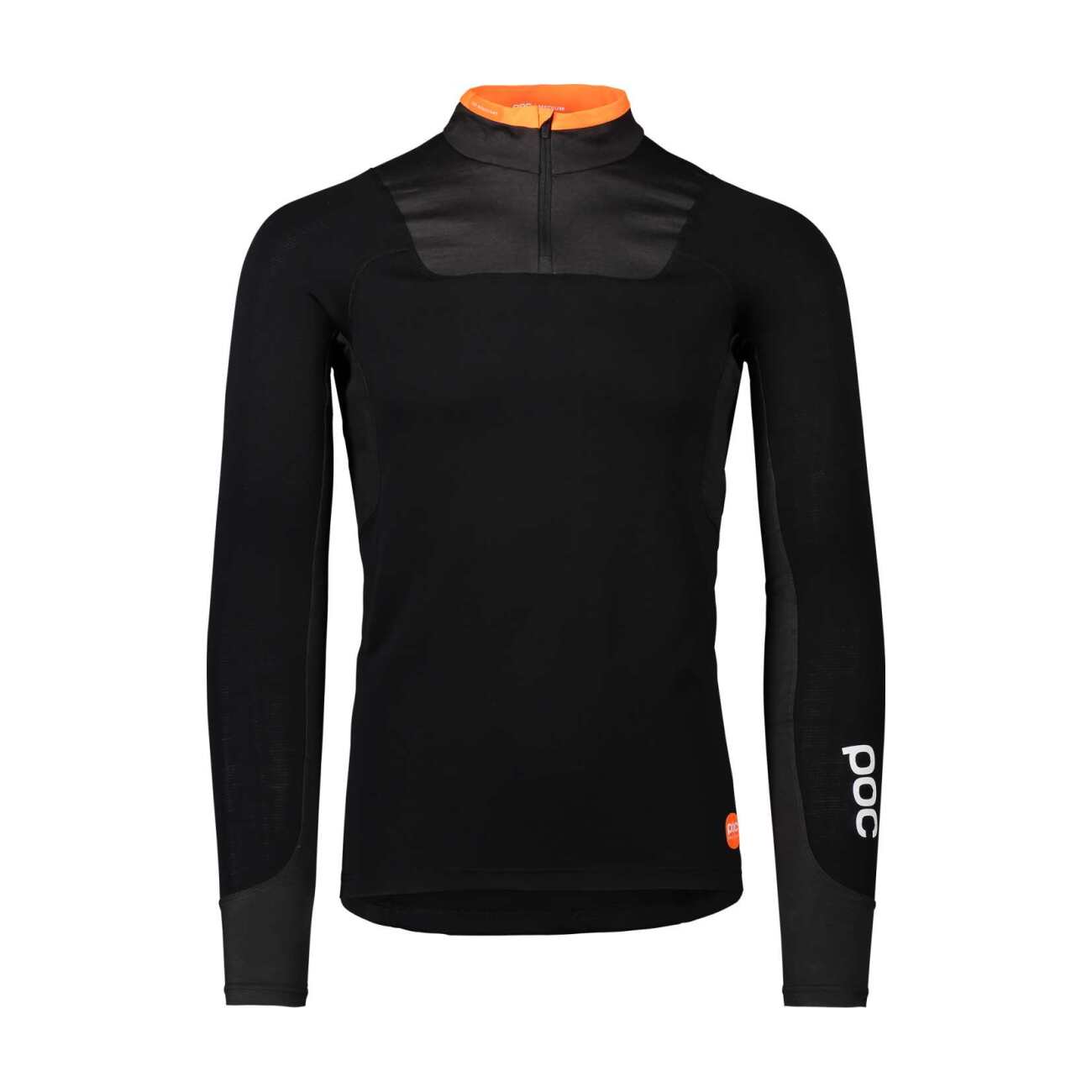 POC Cyklistické tričko s dlhým rukávom - RESISTANCE LAYER JERSEY - oranžová/čierna