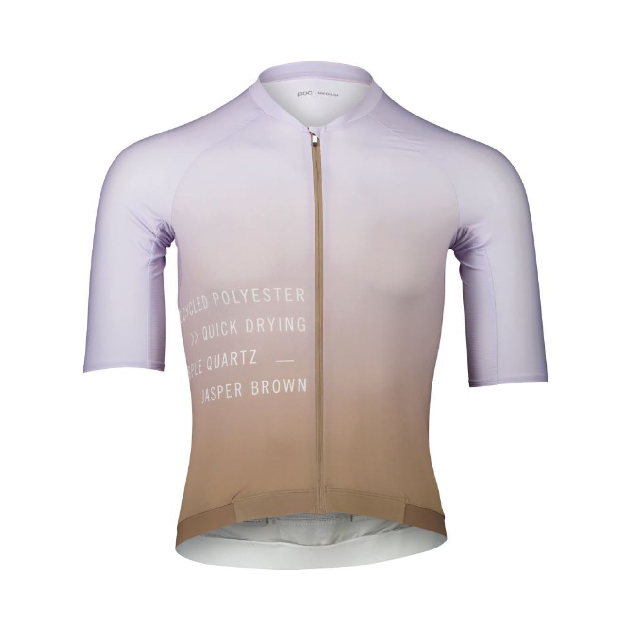 
                POC Cyklistický dres s krátkym rukávom - PRISTINE PRINT - hnedá/fialová
            