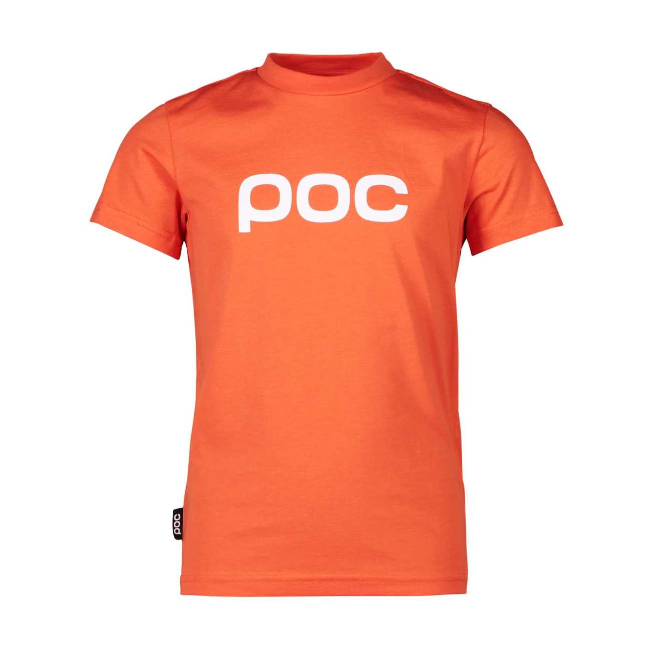 
                POC Cyklistické tričko s krátkym rukávom - TEE - oranžová 130 cm
            