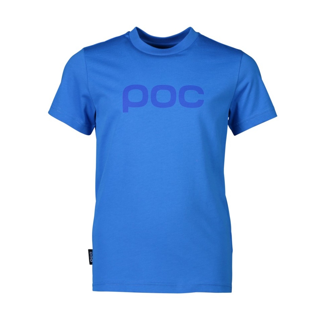 
                POC Cyklistické tričko s krátkym rukávom - TEE - modrá 140 cm
            