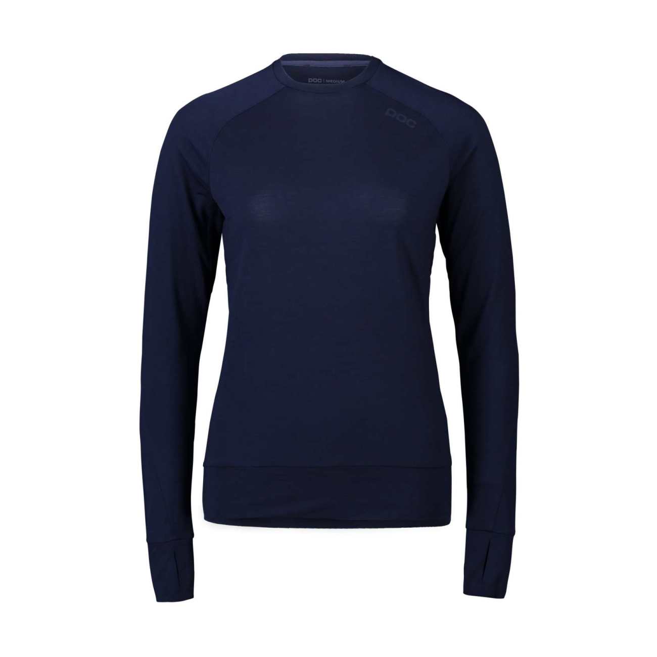 POC Cyklistický dres s dlhým rukávom zimný - LIGHT MERINO - modrá