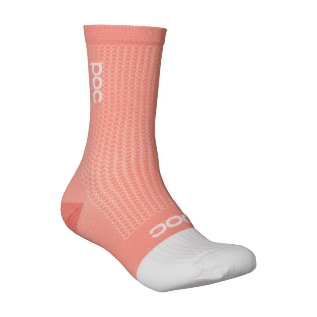 
                POC Cyklistické ponožky klasické - FLAIR  - červená/biela
            
