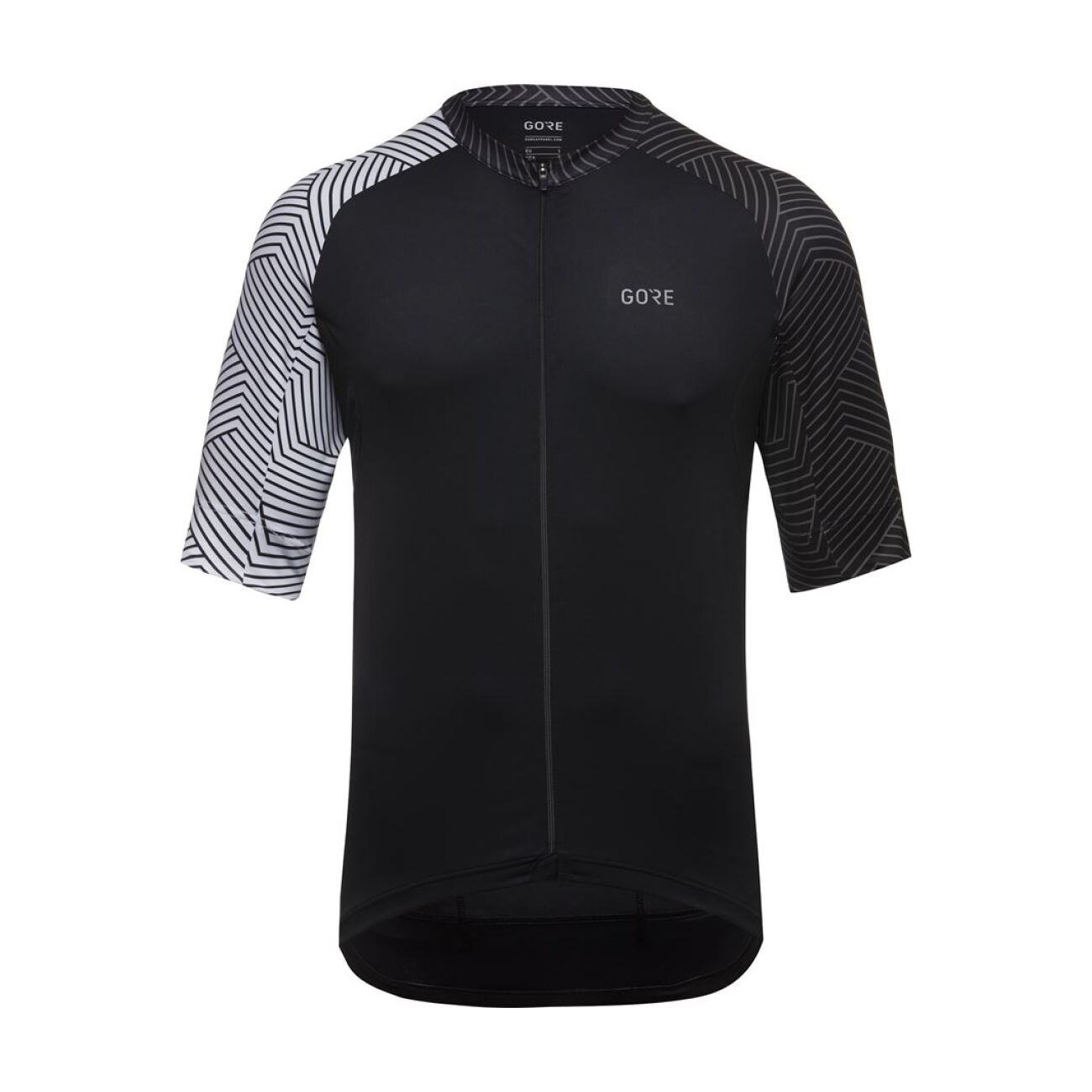 GORE Cyklistický dres s krátkym rukávom - C5 - biela/čierna L